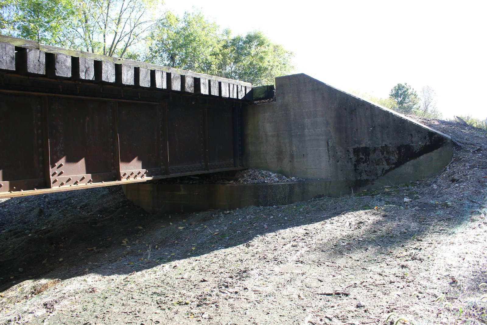 West abutment